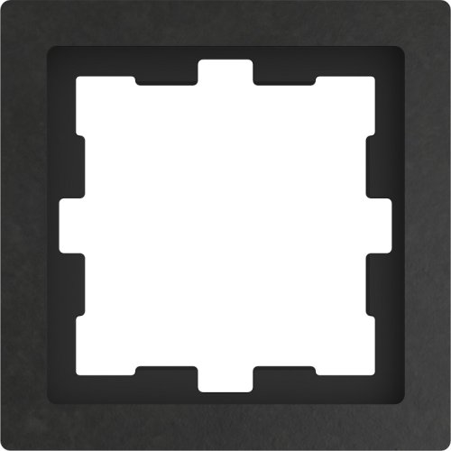 Рамка универсальная Schneider Electric Merten D-Life 1-м. камень базальт  картинка